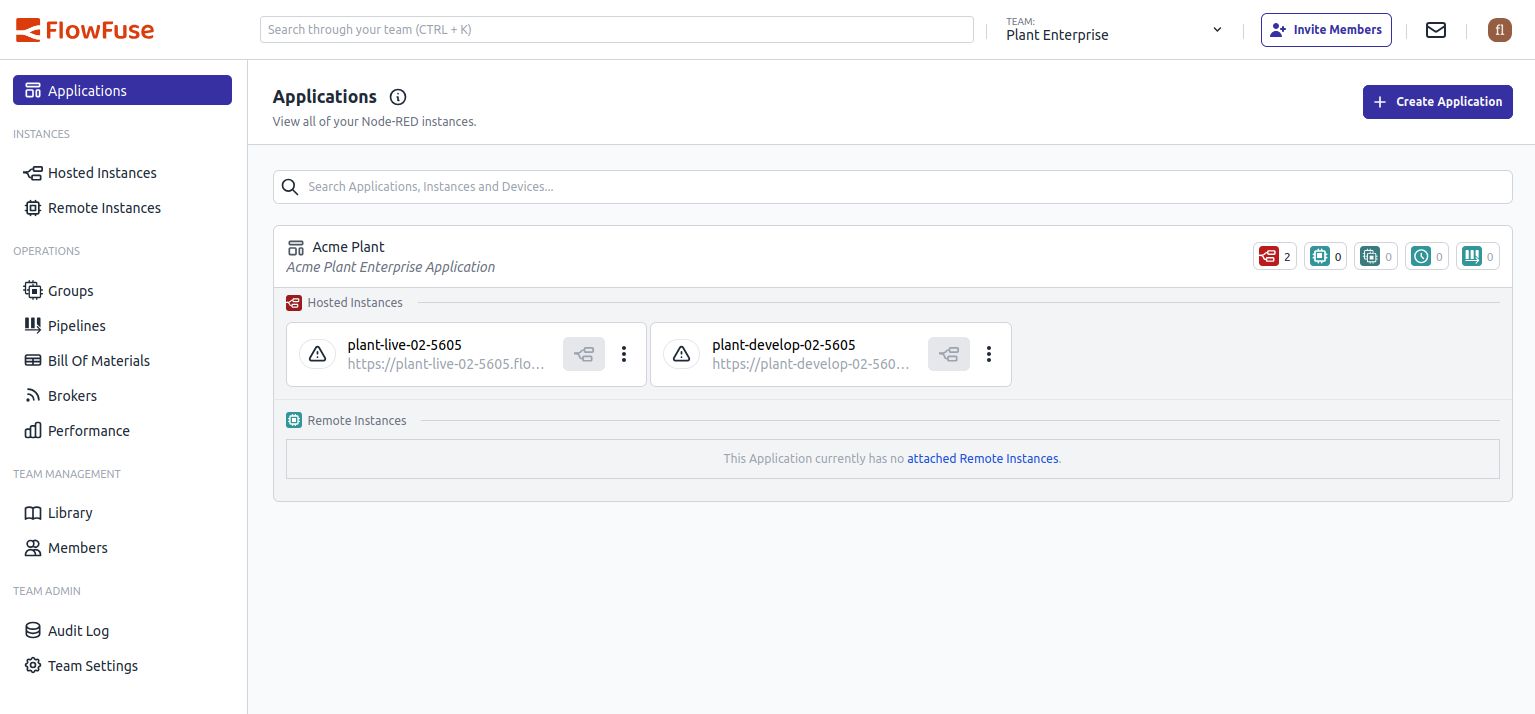 Screenshot of the re-designed top navigation